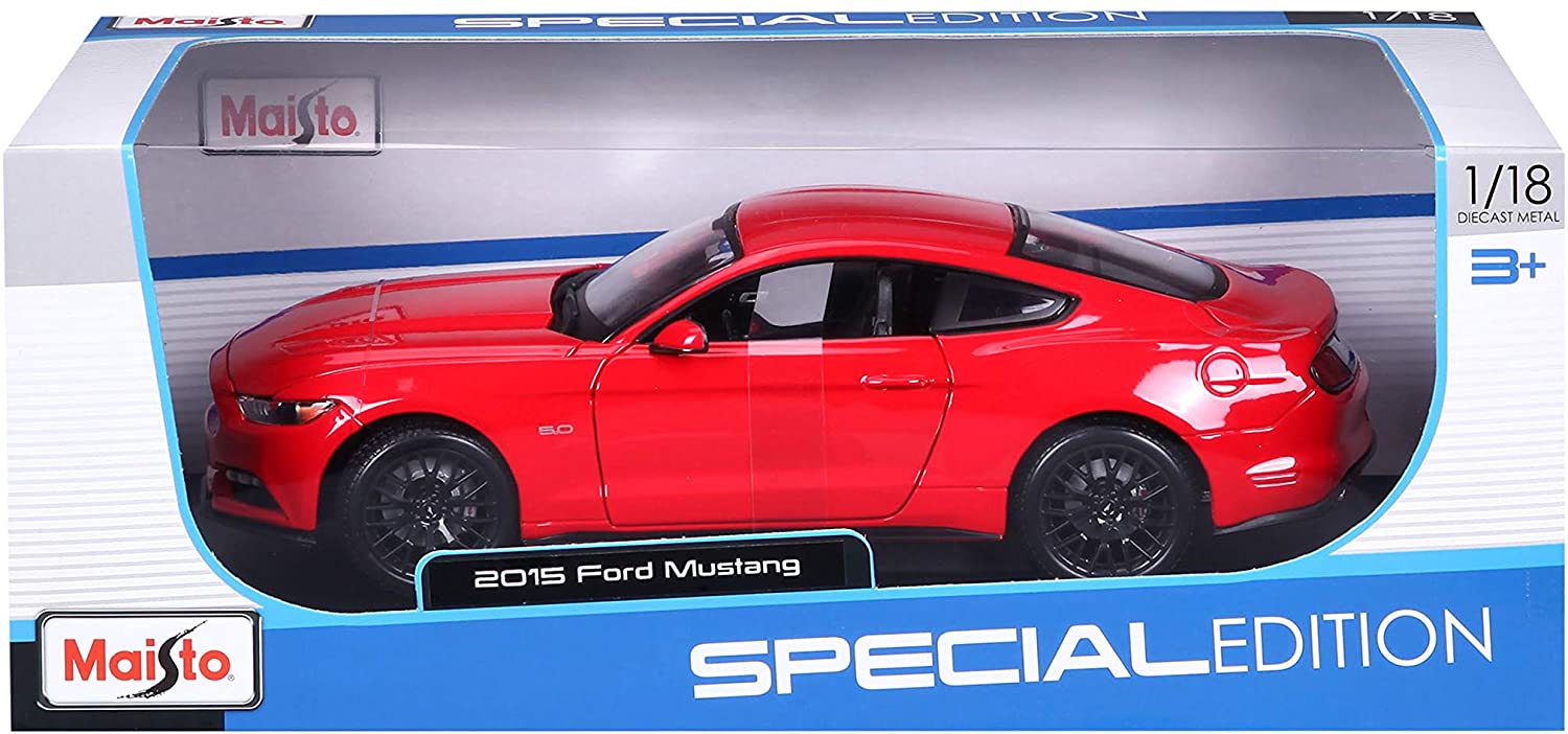 Модель машины - Ford Mustang 2015, 1:18   